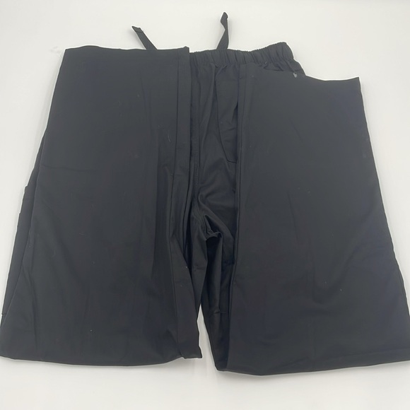 Cherokee Workwear Black Mens Scrub Pants Excellent Used Condition Multiple Sizes - Picture 2 of 2